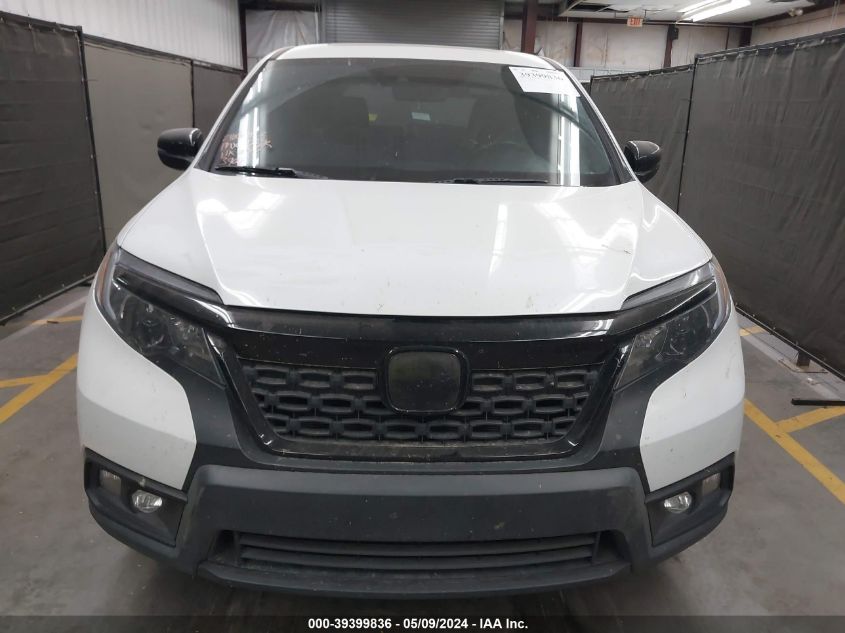 2020 Honda Passport 2Wd Ex-L VIN: 5FNYF7H58LB003907 Lot: 39399836