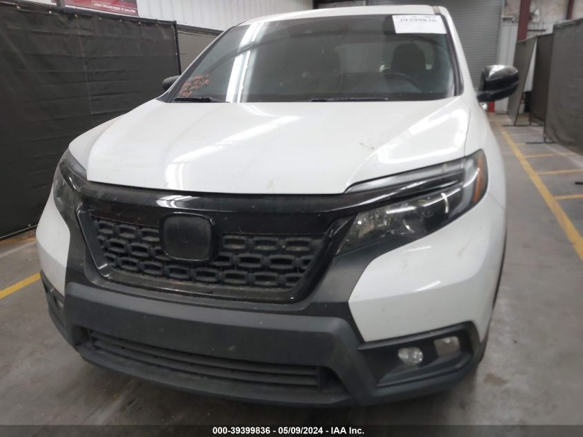 2020 Honda Passport 2Wd Ex-L VIN: 5FNYF7H58LB003907 Lot: 39399836