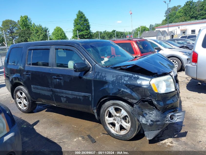 2013 Honda Pilot Ex-L VIN: 5FNYF4H50DB023097 Lot: 39399837