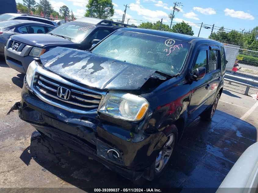 2013 Honda Pilot Ex-L VIN: 5FNYF4H50DB023097 Lot: 39399837