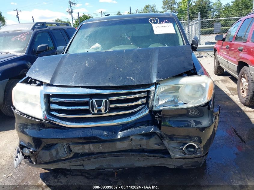 2013 Honda Pilot Ex-L VIN: 5FNYF4H50DB023097 Lot: 39399837