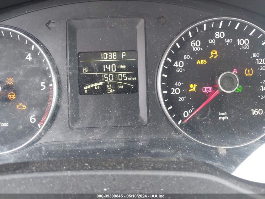 2014 Volkswagen Jetta 2.0L Tdi VIN: 3VWLL7AJ0EM411856 Lot: 39399845