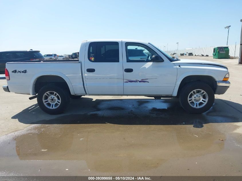 2003 Dodge Dakota Slt VIN: 1D7HG48N03S340169 Lot: 39399855