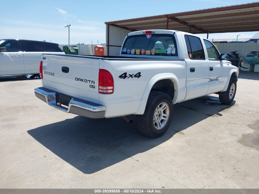 2003 Dodge Dakota Slt VIN: 1D7HG48N03S340169 Lot: 39399855