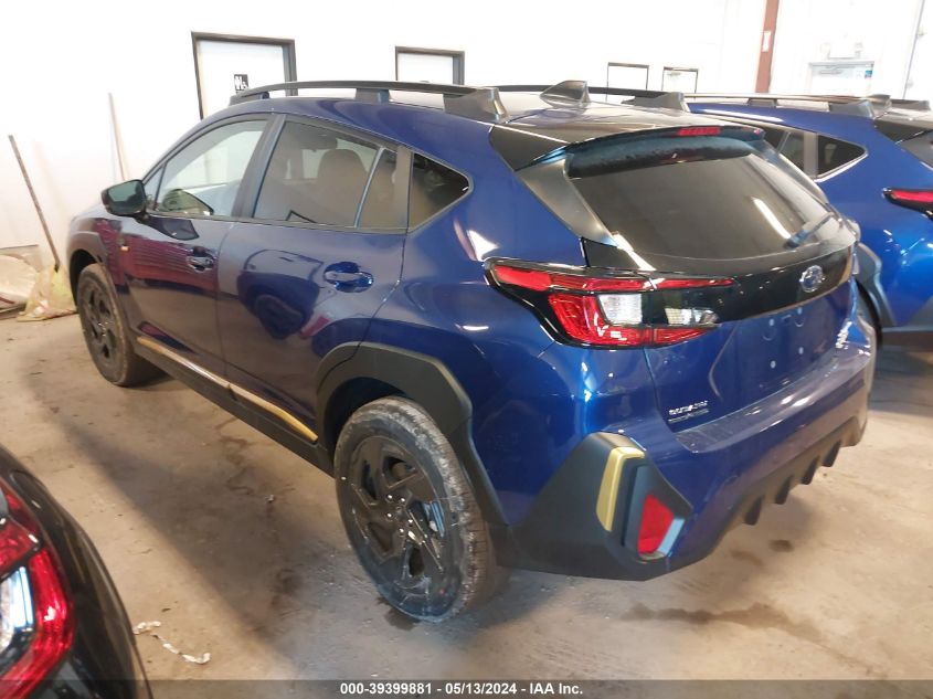 2024 Subaru Crosstrek Sport VIN: 4S4GUHF65R3790349 Lot: 39399881