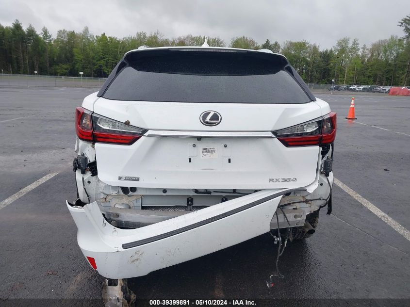 2019 Lexus Rx 350 F Sport VIN: 2T2BZMCA8KC169925 Lot: 39399891