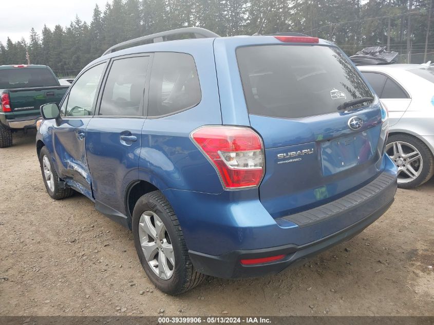 2015 Subaru Forester 2.5I Premium VIN: JF2SJADC6FH504693 Lot: 39399906