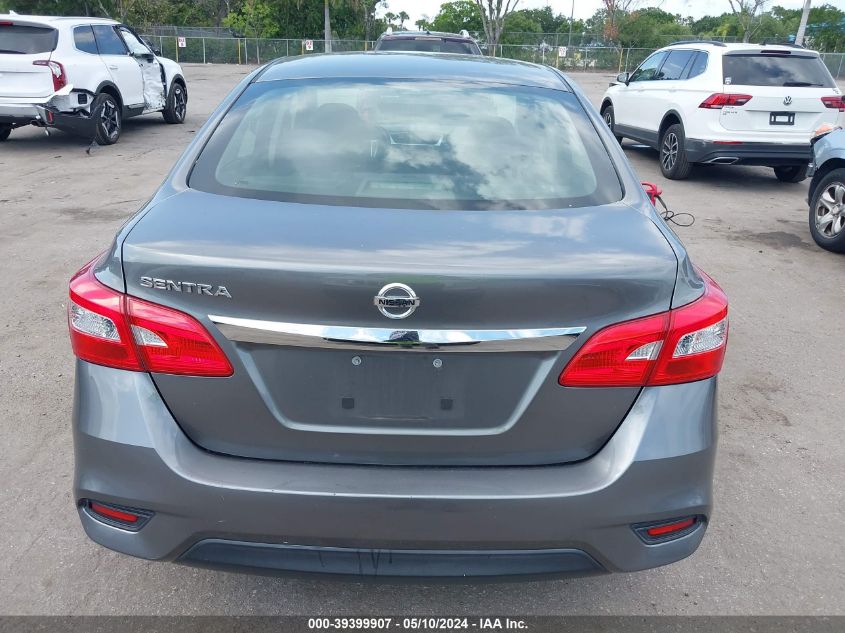 2016 Nissan Sentra Fe+ S/S/Sl/Sr/Sv VIN: 3N1AB7AP4GY239637 Lot: 39399907