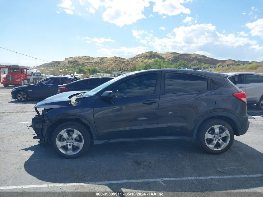 2017 Honda Hr-V Lx VIN: 3CZRU5H36HG700758 Lot: 39399911