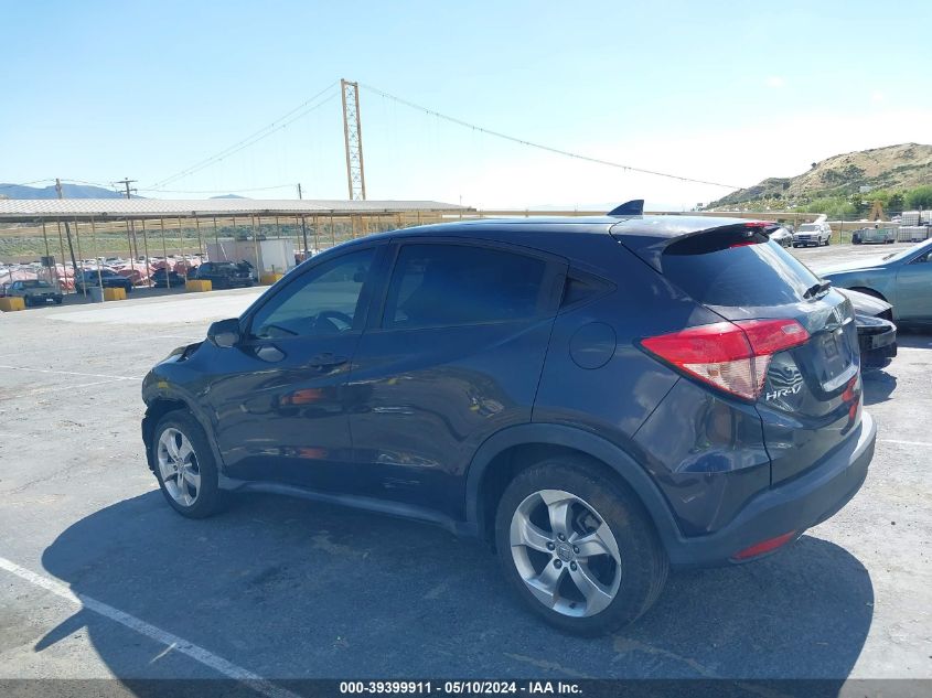 2017 Honda Hr-V Lx VIN: 3CZRU5H36HG700758 Lot: 39399911