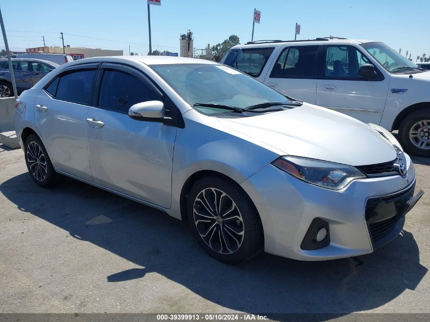 2016 Toyota Corolla S Plus VIN: 5YFBURHE4GP397357 Lot: 39399913