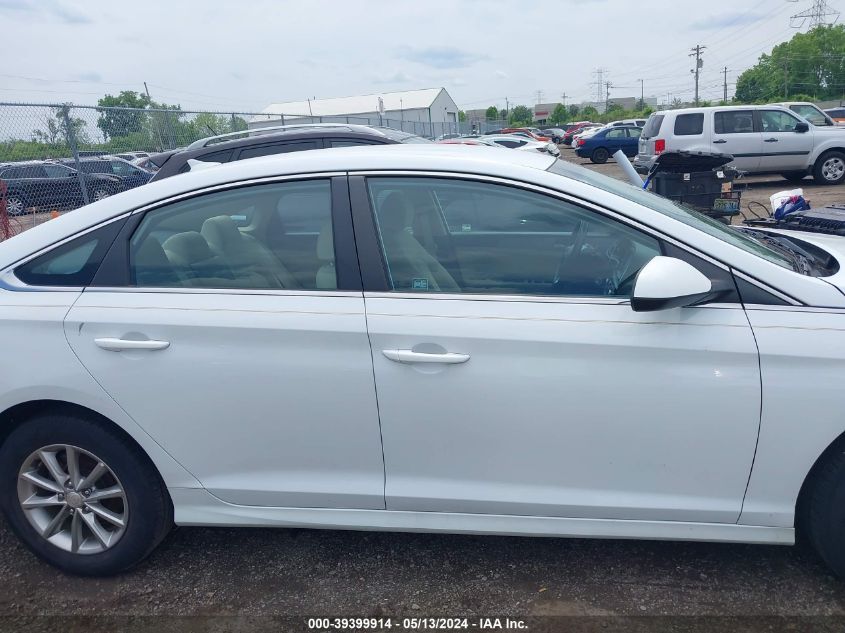 2018 Hyundai Sonata Se VIN: 5NPE24AF8JH617578 Lot: 39399914