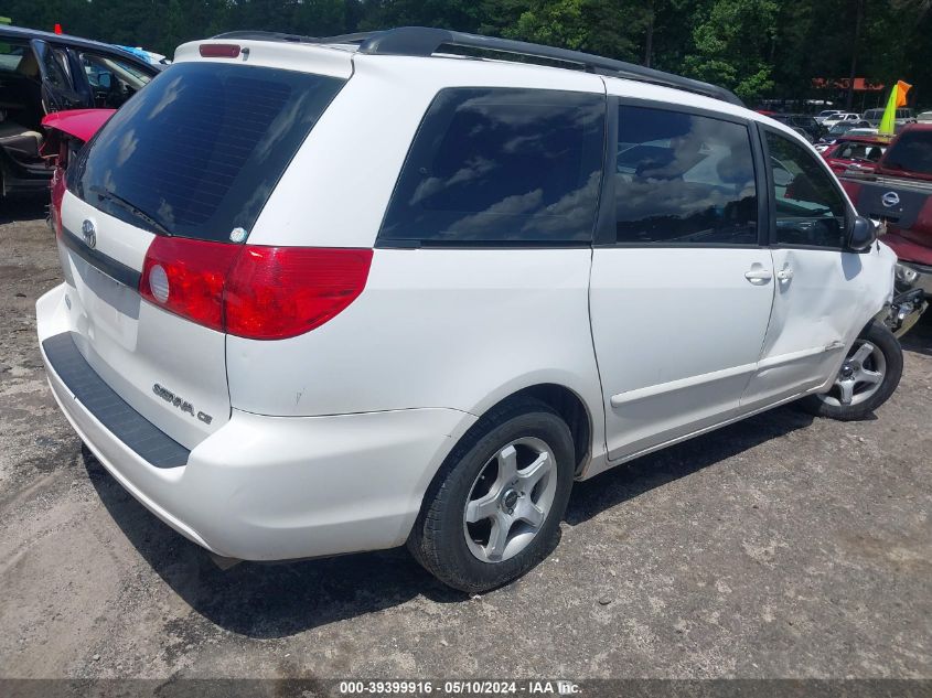 2010 Toyota Sienna Ce VIN: 5TDKK4CC0AS300989 Lot: 39399916