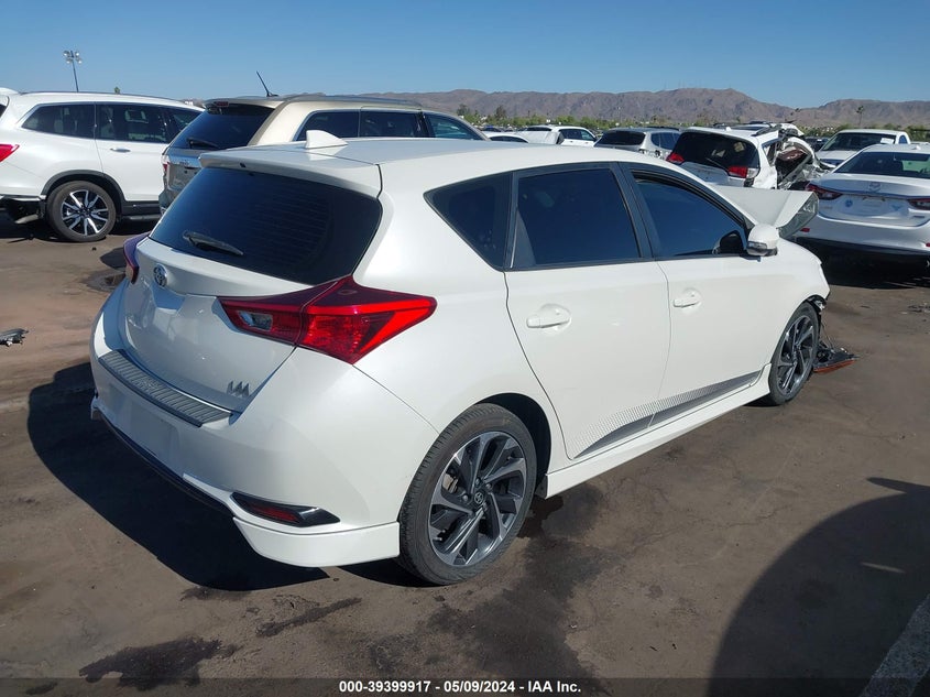 2016 Scion Im VIN: JTNKARJE6GJ518974 Lot: 39399917