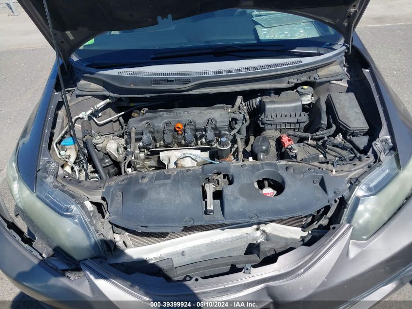 2013 Honda Civic Ex VIN: 19XFB2F88DE273987 Lot: 39399924