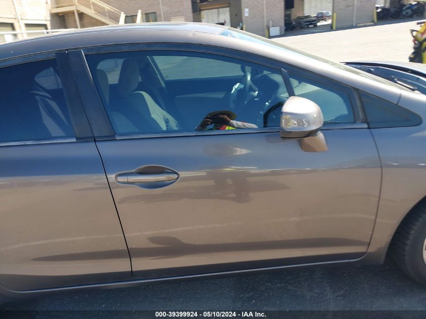 2013 Honda Civic Ex VIN: 19XFB2F88DE273987 Lot: 39399924