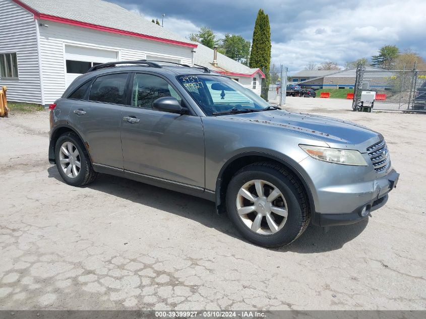 2005 Infiniti Fx35 VIN: JNRAS08W35X206290 Lot: 39399927