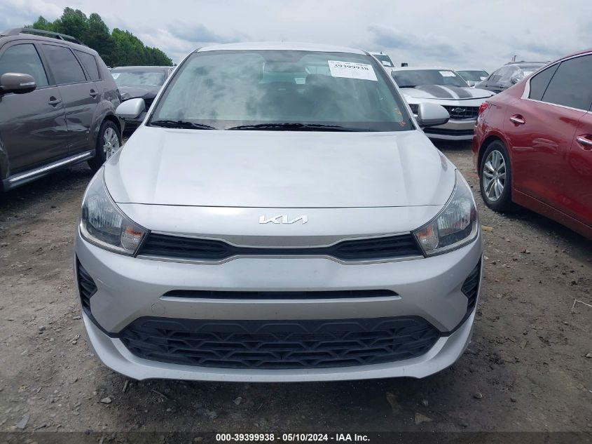 2022 Kia Rio S VIN: 3KPA24AD4NE437019 Lot: 39399938