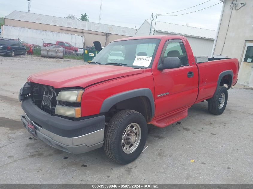 2003 Chevrolet Silverado 2500Hd Work Truck VIN: 1GCHC24U63E104258 Lot: 39399946