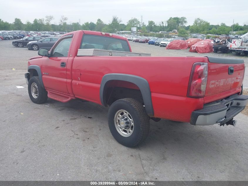 2003 Chevrolet Silverado 2500Hd Work Truck VIN: 1GCHC24U63E104258 Lot: 39399946