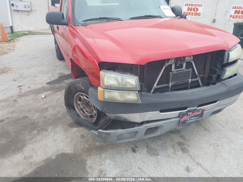 2003 Chevrolet Silverado 2500Hd Work Truck VIN: 1GCHC24U63E104258 Lot: 39399946