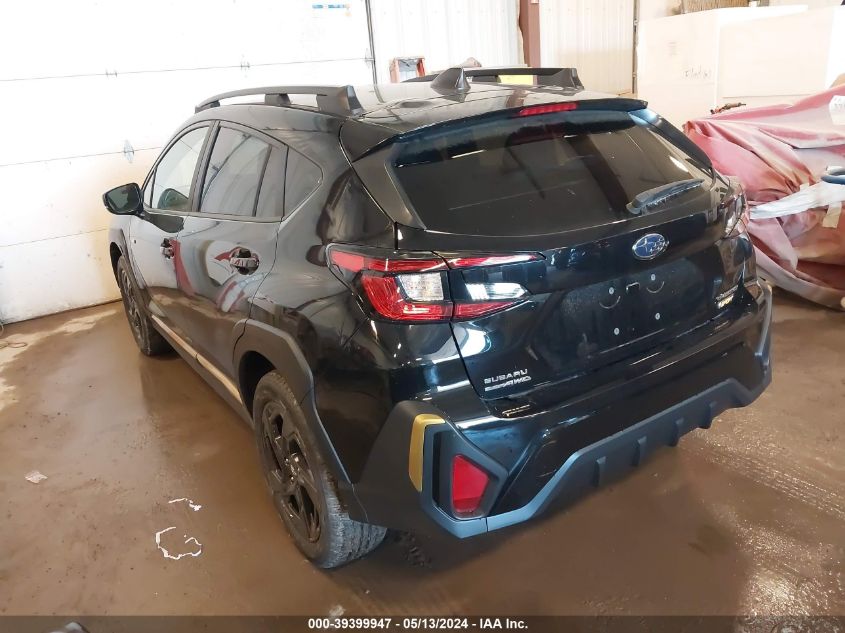 2024 Subaru Crosstrek Sport VIN: 4S4GUHF66R3790893 Lot: 39399947