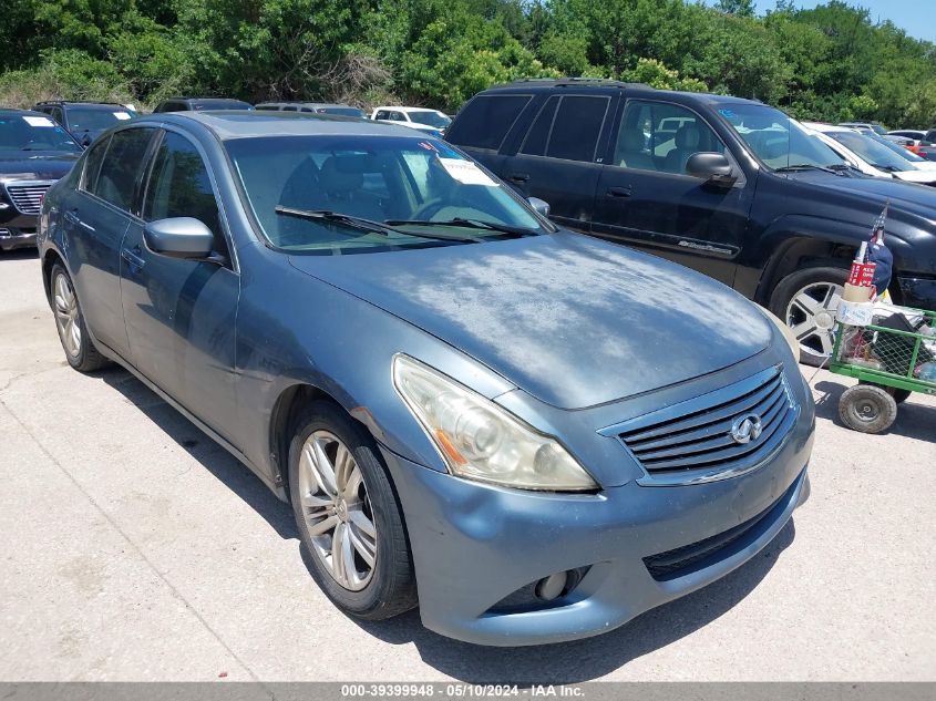 2010 Infiniti G37 Journey VIN: JN1CV6AP6AM402406 Lot: 39399948