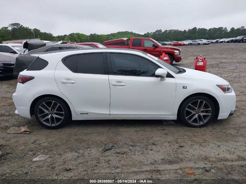 2016 Lexus Ct 200H VIN: JTHKD5BH1G2253449 Lot: 39399957