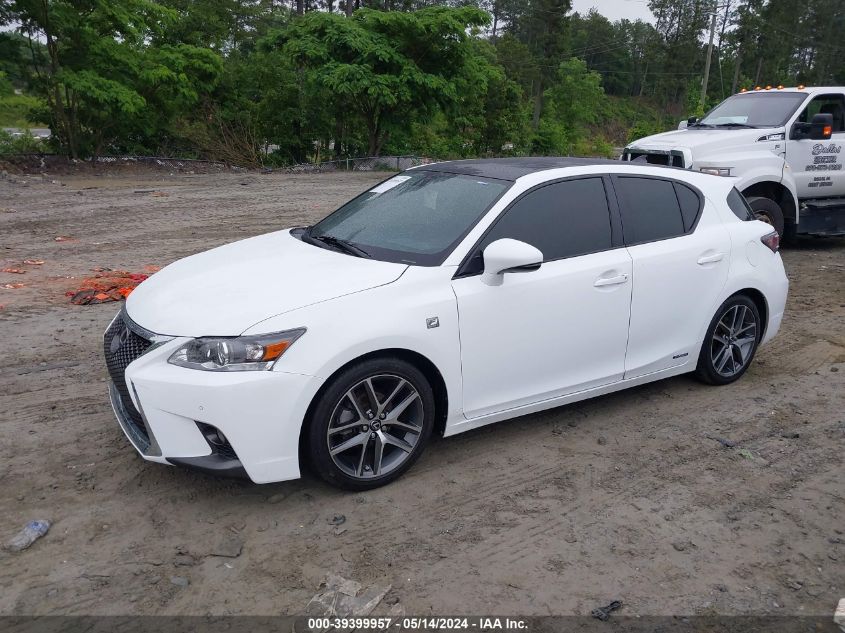 2016 Lexus Ct 200H VIN: JTHKD5BH1G2253449 Lot: 39399957