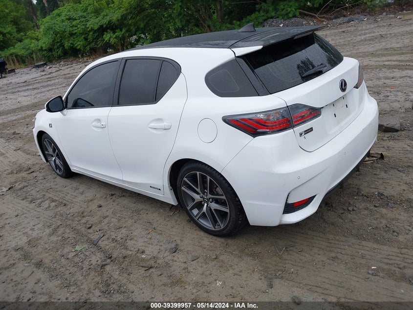2016 LEXUS CT 200H VIN: JTHKD5BH1G2253449