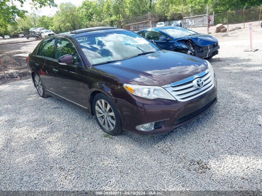 2011 Toyota Avalon Limited VIN: 4T1BK3DB4BU422036 Lot: 39399971