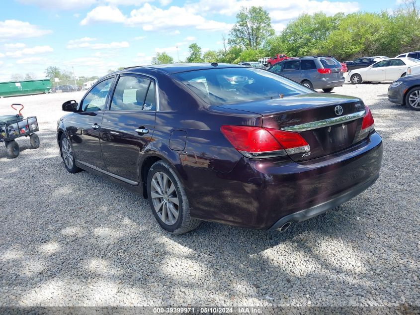 2011 Toyota Avalon Limited VIN: 4T1BK3DB4BU422036 Lot: 39399971