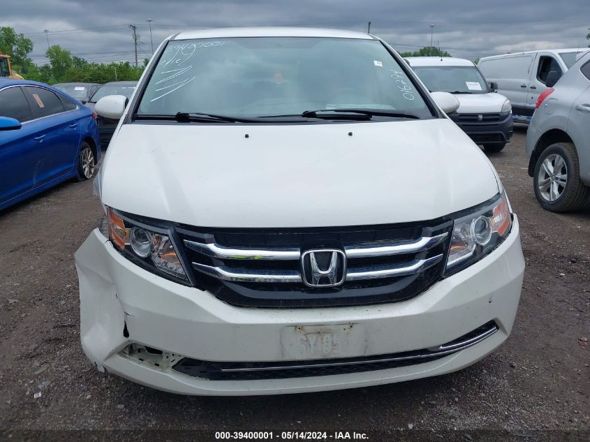 2016 Honda Odyssey Se VIN: 5FNRL5H38GB016274 Lot: 39400001