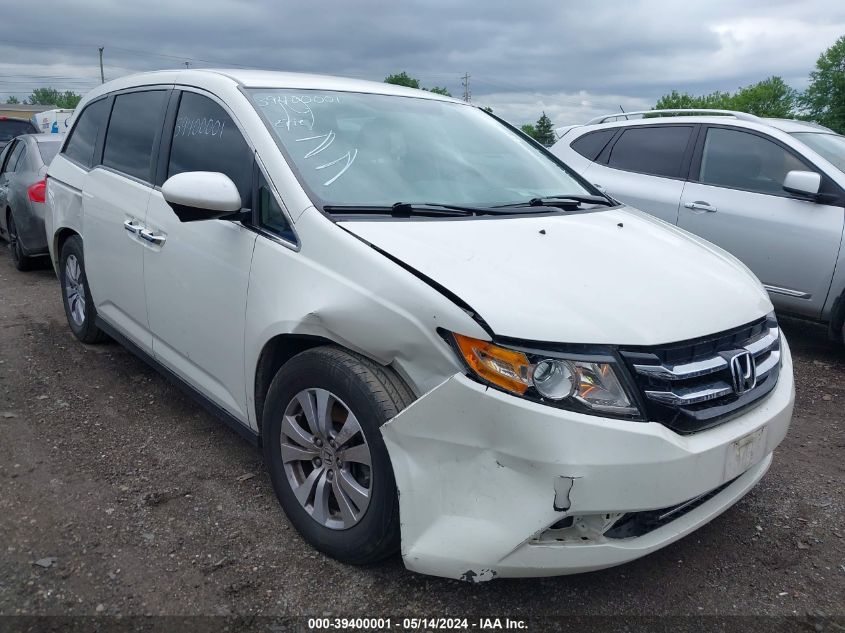 2016 Honda Odyssey Se VIN: 5FNRL5H38GB016274 Lot: 39400001