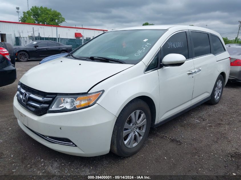 2016 Honda Odyssey Se VIN: 5FNRL5H38GB016274 Lot: 39400001