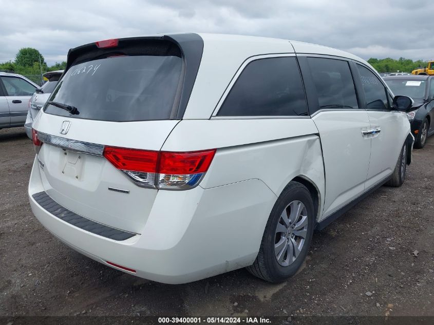 2016 Honda Odyssey Se VIN: 5FNRL5H38GB016274 Lot: 39400001