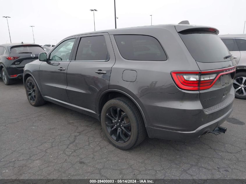 2019 Dodge Durango Gt Plus Rwd VIN: 1C4RDHDG8KC632487 Lot: 39400003