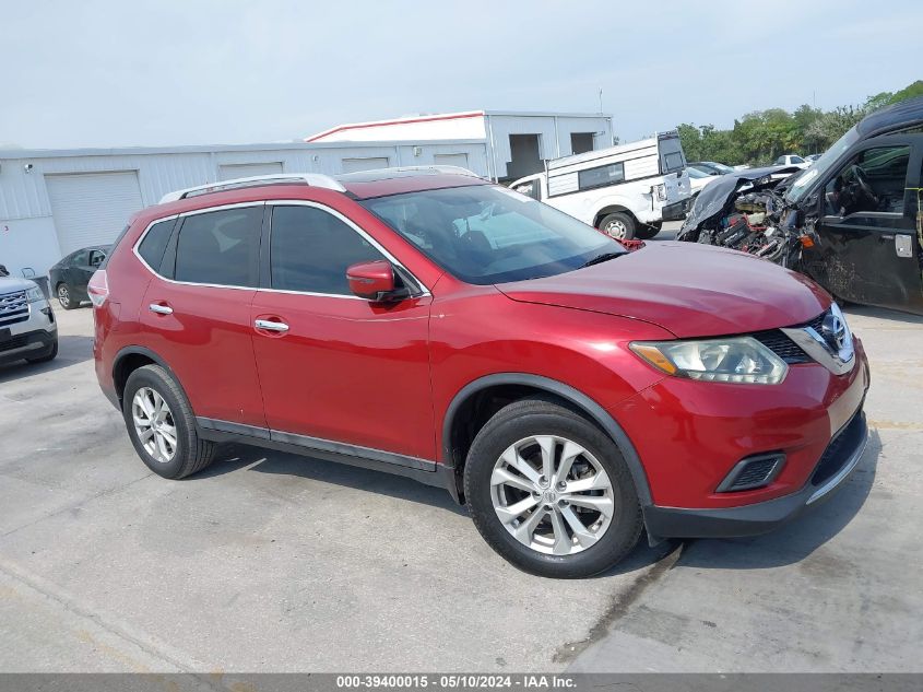 2016 Nissan Rogue Sv VIN: 5N1AT2MT4GC800493 Lot: 39400015