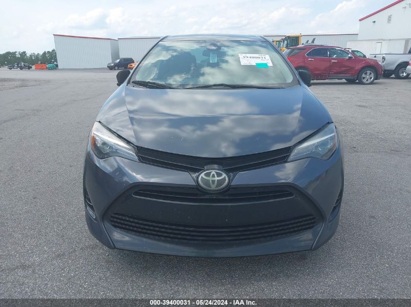 2018 Toyota Corolla L VIN: 5YFBURHE9JP826953 Lot: 39400031