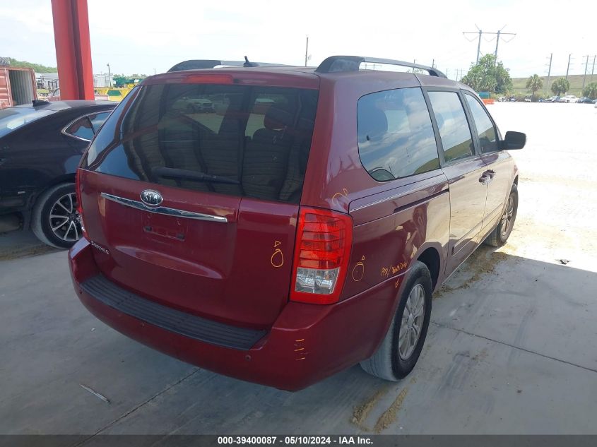 2012 Kia Sedona Lx VIN: KNDMG4C76C6423888 Lot: 39400087