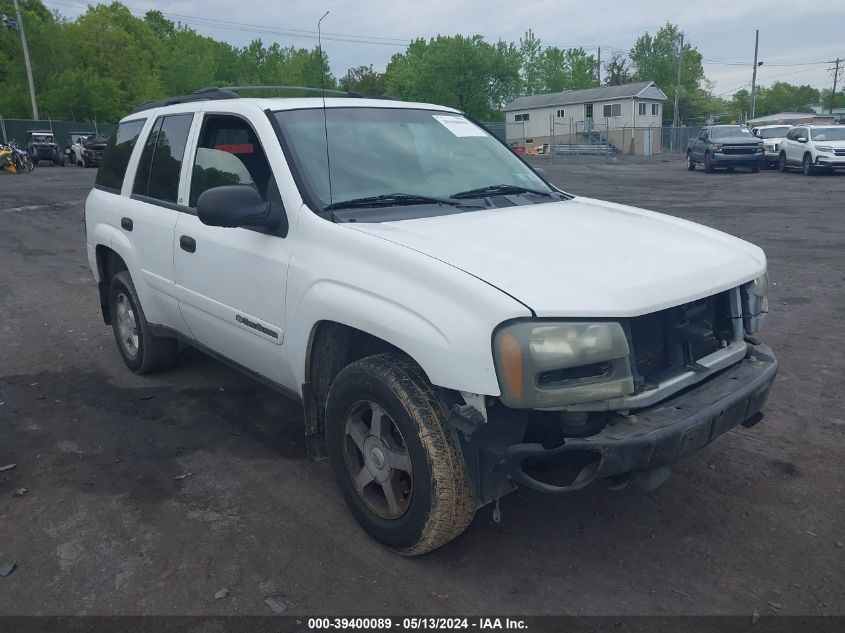 2002 Chevrolet Trailblazer Ls VIN: 1GNDT13SX22308853 Lot: 39400089