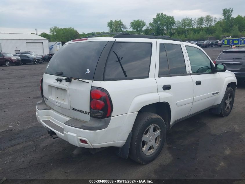 2002 Chevrolet Trailblazer Ls VIN: 1GNDT13SX22308853 Lot: 39400089