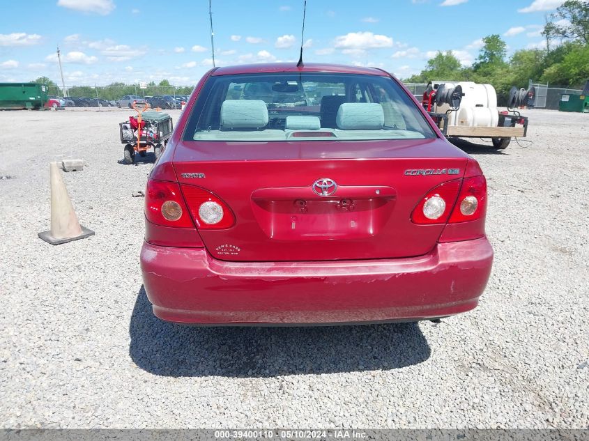 2007 Toyota Corolla Le VIN: 2T1BR32E07C844600 Lot: 39400110