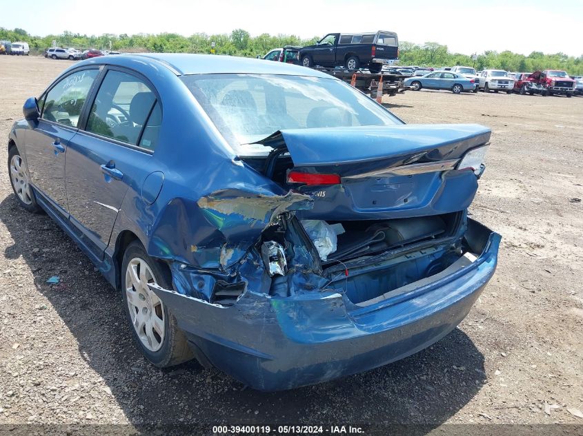 2009 Honda Civic Lx VIN: 2HGFA16529H367332 Lot: 39400119