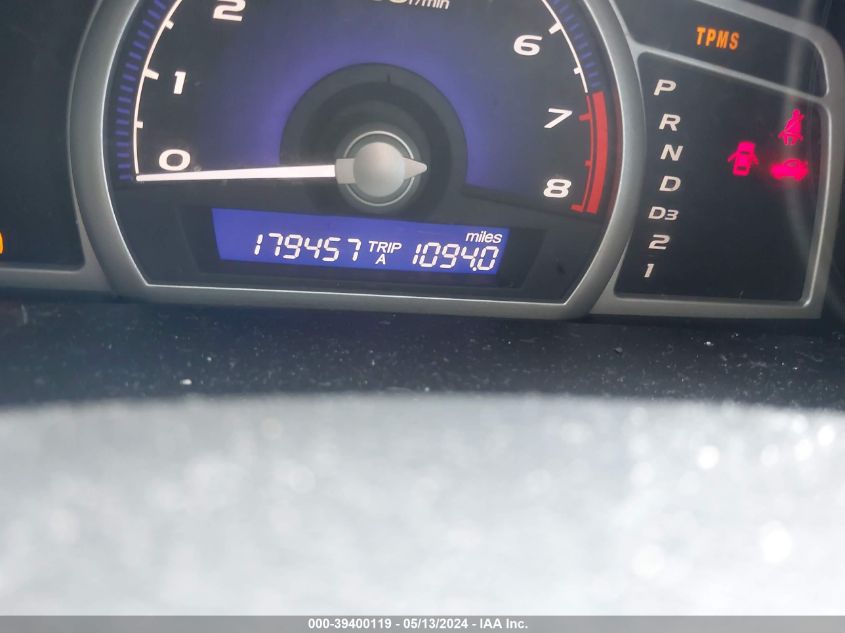 2009 Honda Civic Lx VIN: 2HGFA16529H367332 Lot: 39400119