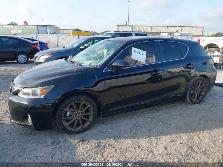 2013 Lexus Ct 200H VIN: JTHKD5BHXD2125139 Lot: 39400121