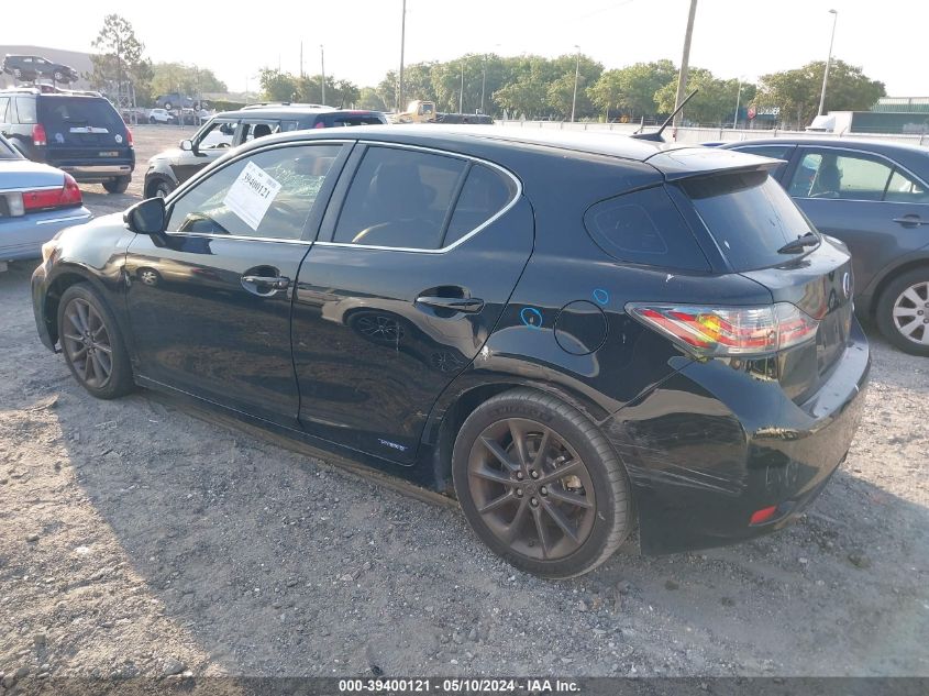 2013 Lexus Ct 200H VIN: JTHKD5BHXD2125139 Lot: 39400121