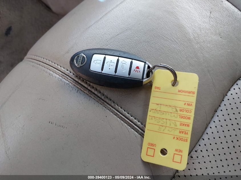 2013 Nissan Murano Sl VIN: JN8AZ1MW9DW318317 Lot: 39400123