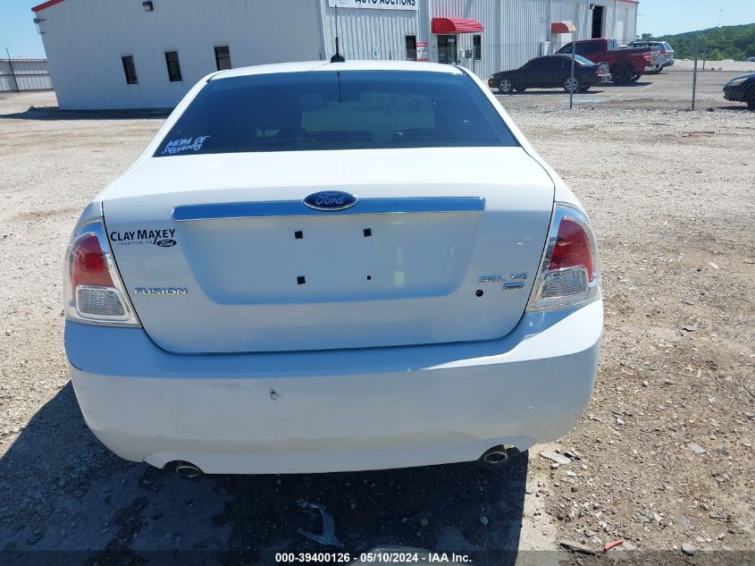 2007 Ford Fusion Sel VIN: 3FAHP021X7R129075 Lot: 39400126