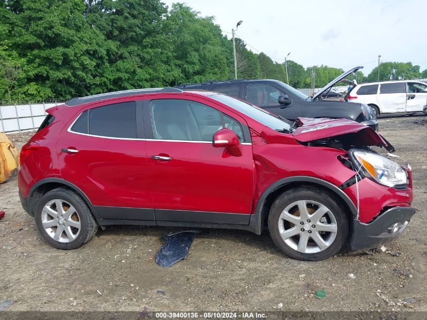 2015 Buick Encore Premium VIN: KL4CJDSB7FB248818 Lot: 39400136